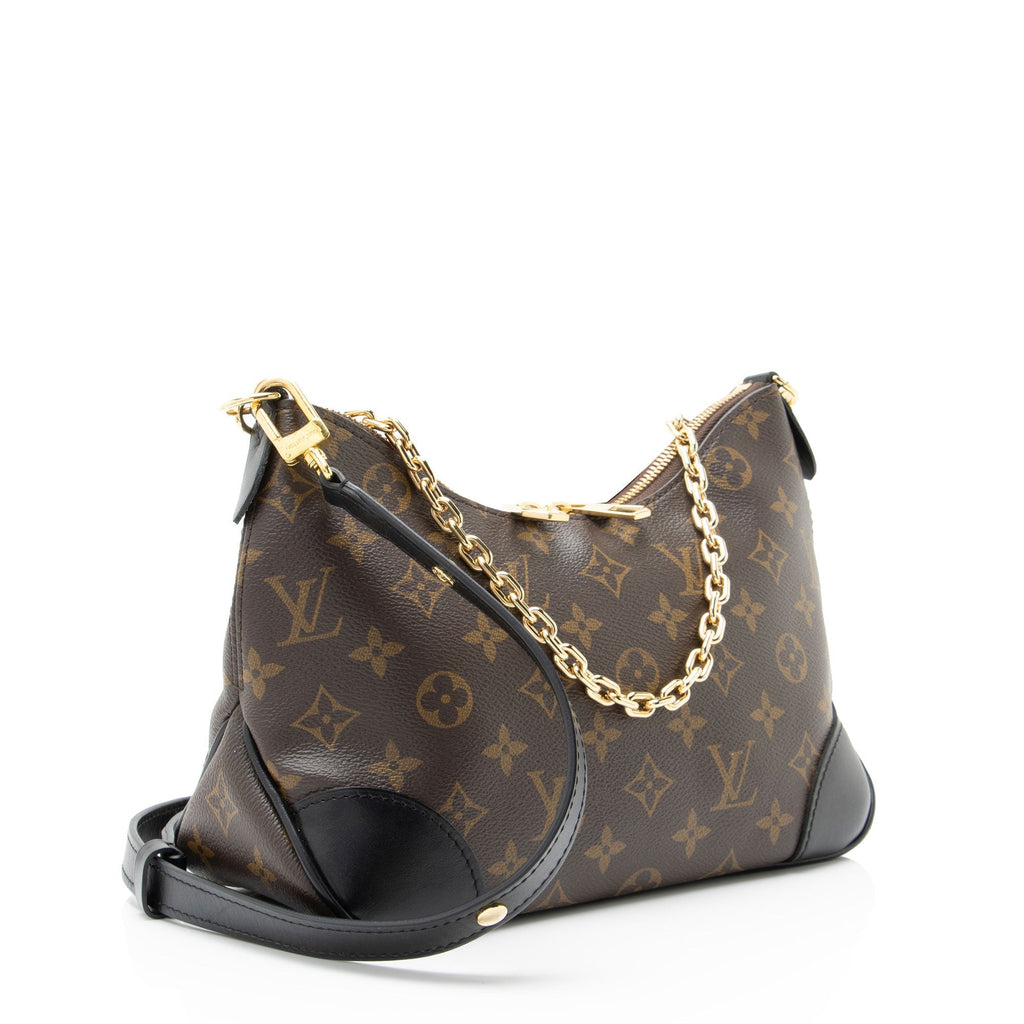Louis Vuitton Monogram Canvas Boulogne NM Shoulder Bag - Black/Brown