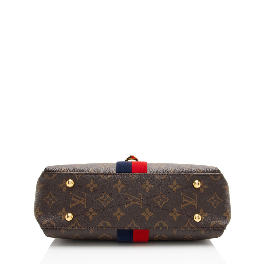 Louis Vuitton Monogram Canvas Georges BB Satchel - Blue/Brown/Red