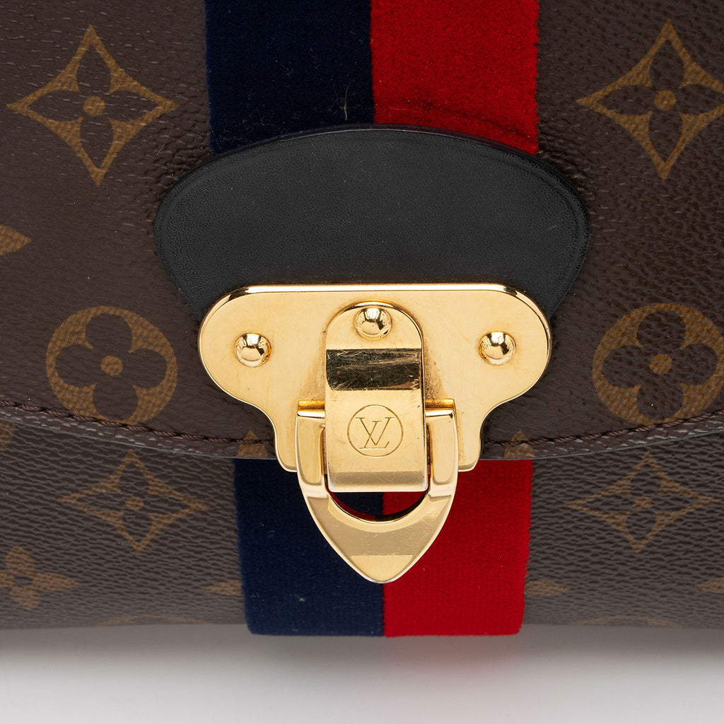 Louis Vuitton Monogram Canvas Georges BB Satchel - Blue/Brown/Red