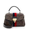 Louis Vuitton Monogram Canvas Georges BB Satchel - Blue/Brown/Red