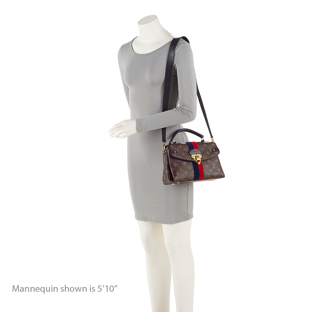 Louis Vuitton Monogram Canvas Georges BB Satchel - Blue/Brown/Red