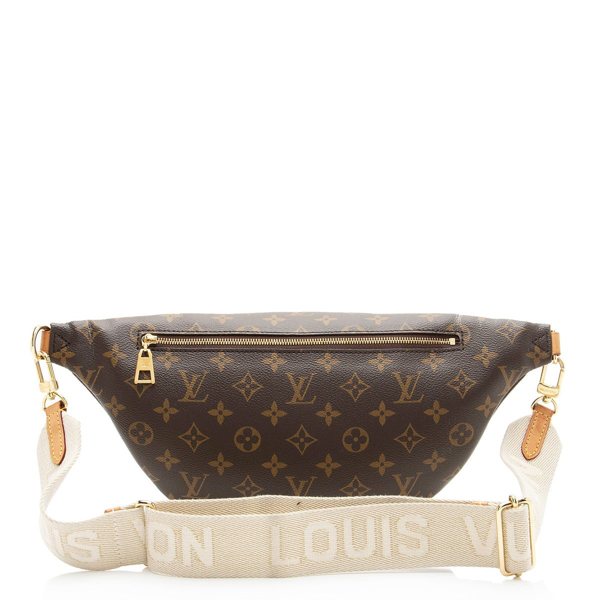 Louis Vuitton Monogram Canvas High Rise Bumbag Belt Bag - Brown