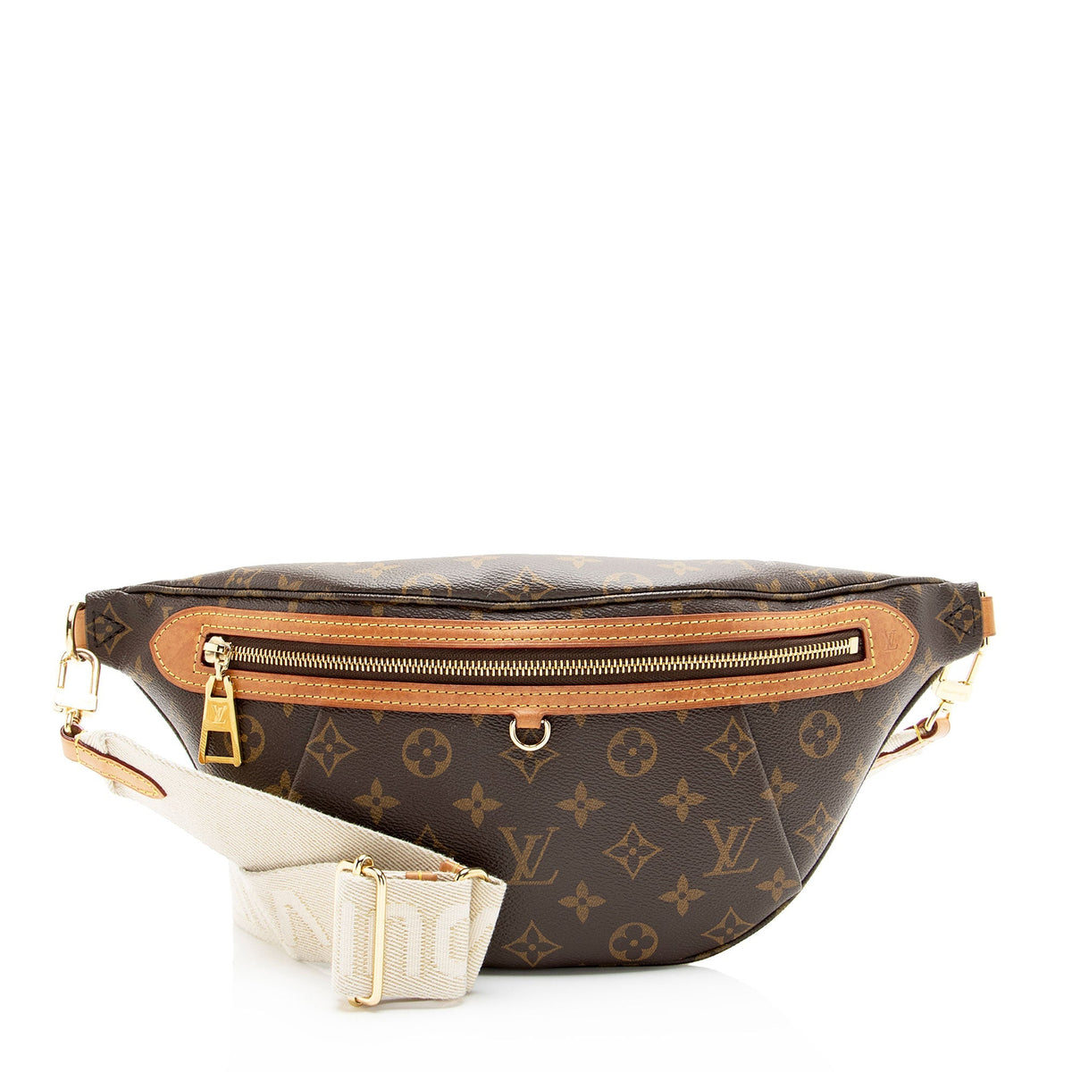 Louis Vuitton Monogram Canvas High Rise Bumbag Belt Bag - Brown