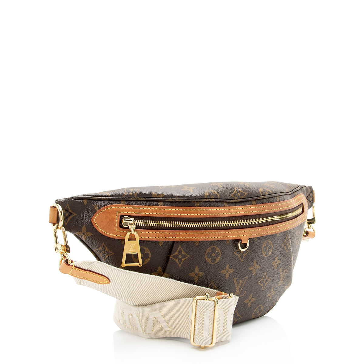 Louis Vuitton Monogram Canvas High Rise Bumbag Belt Bag - Brown