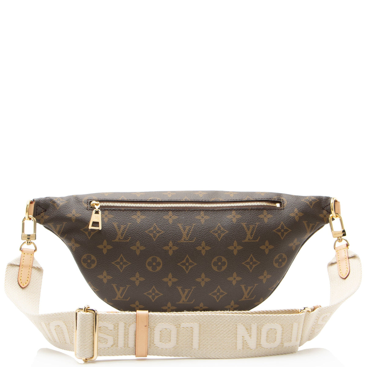 Louis Vuitton Monogram Canvas High Rise Bumbag Belt Bag - Brown