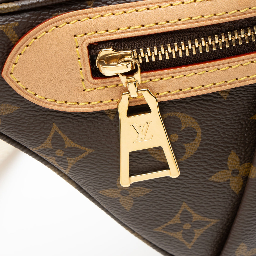 Louis Vuitton Monogram Canvas High Rise Bumbag Belt Bag - Brown
