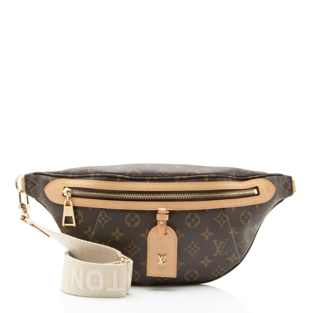 Louis Vuitton Monogram Canvas High Rise Bumbag Belt Bag - Brown
