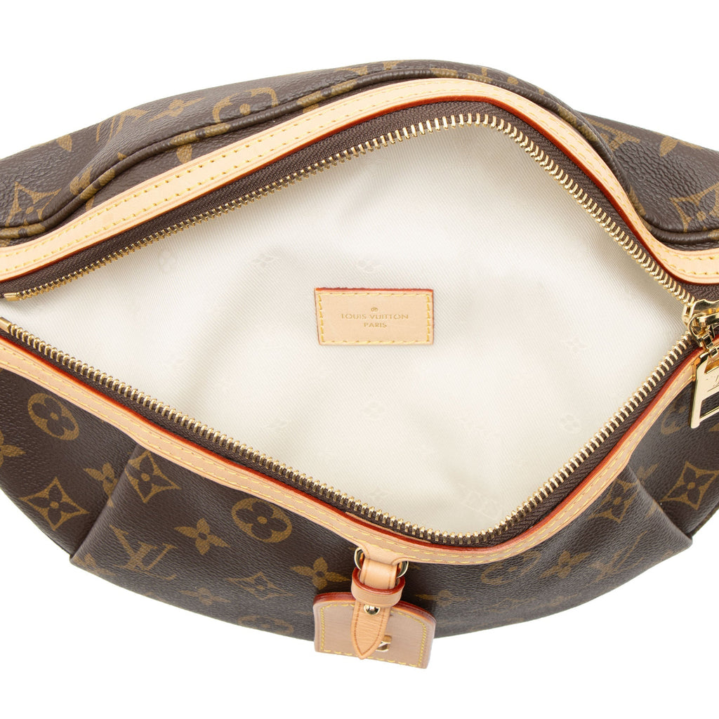 Louis Vuitton Monogram Canvas High Rise Bumbag Belt Bag - Brown