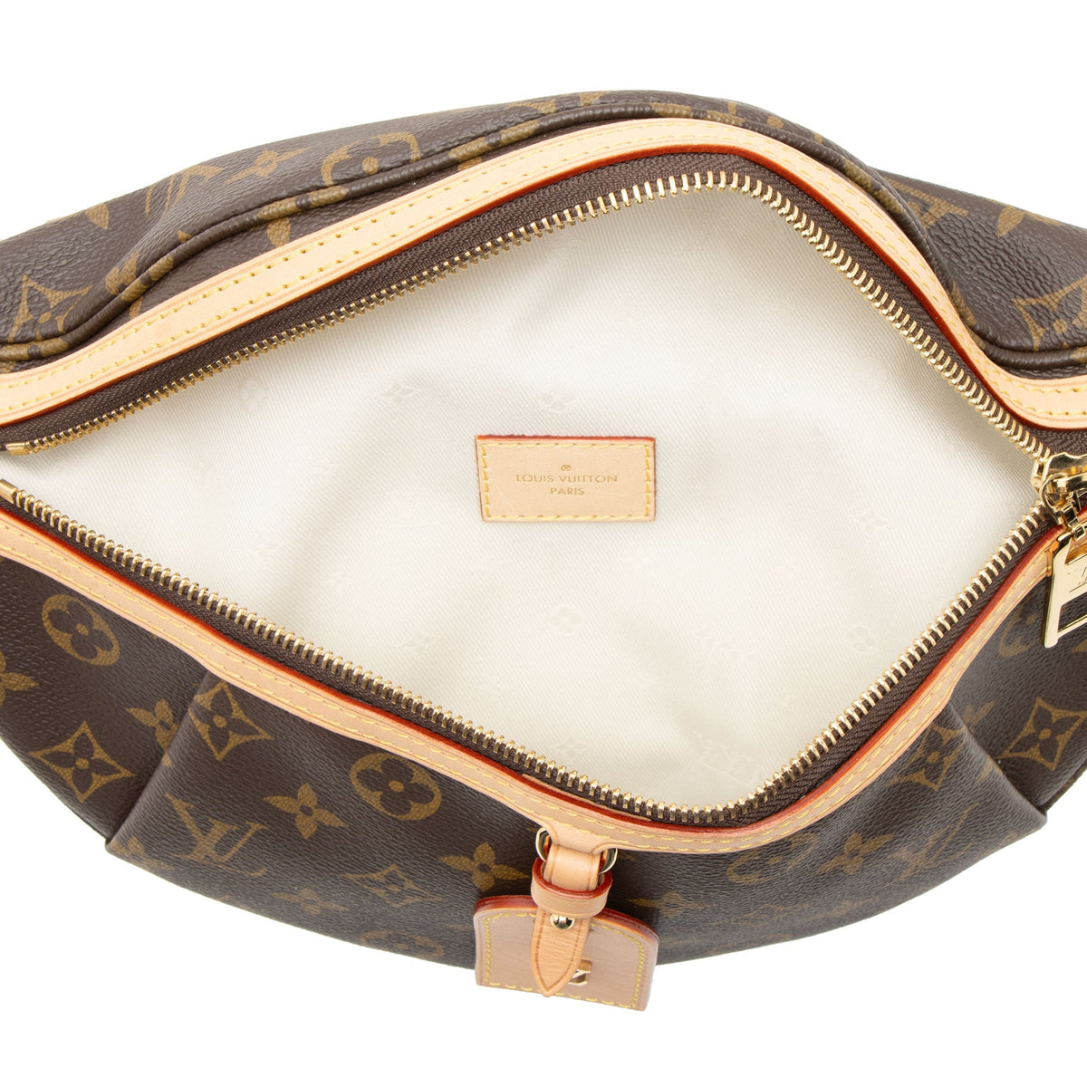 Louis Vuitton Monogram Canvas High Rise Bumbag Belt Bag - Brown