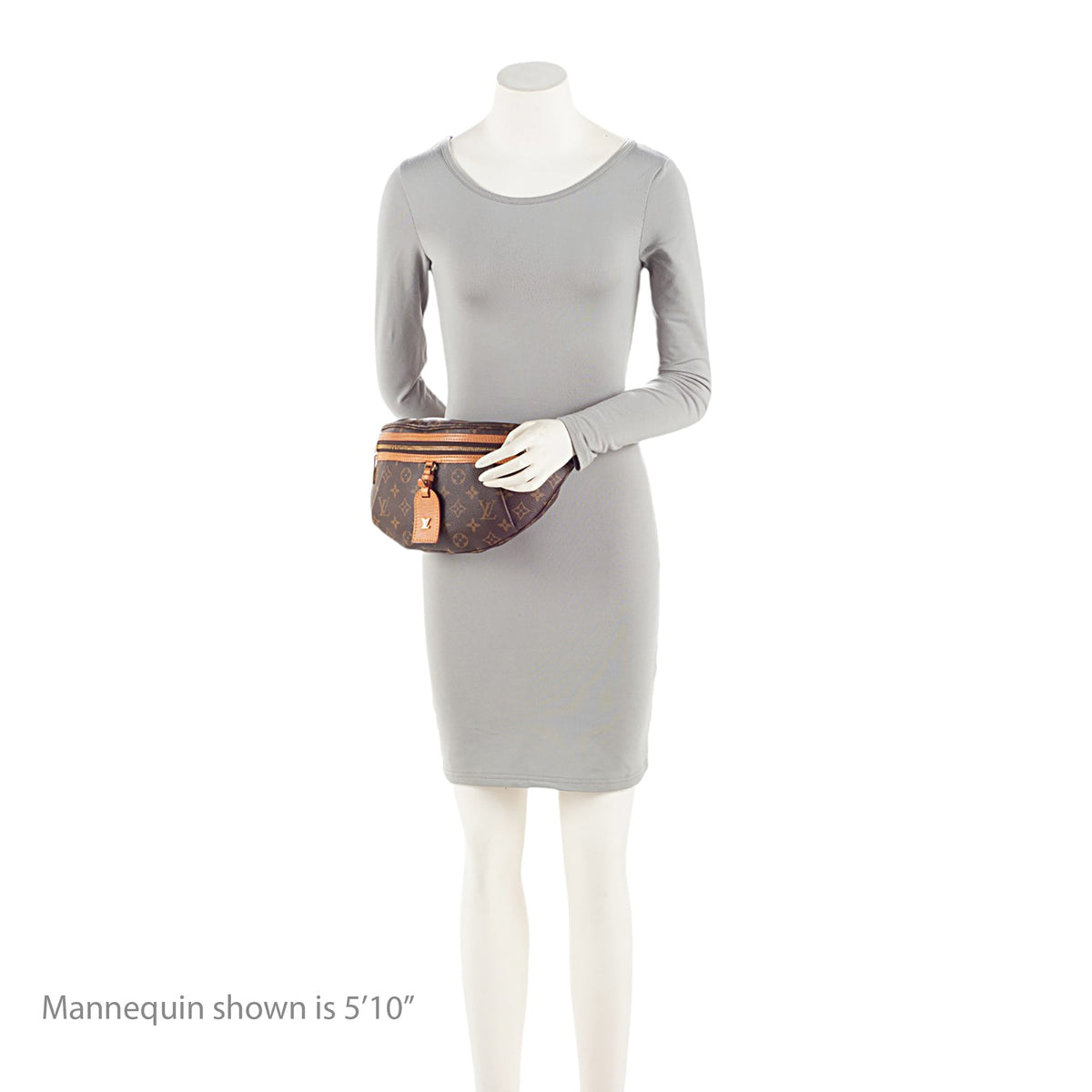 Louis Vuitton Monogram Canvas High Rise Bumbag Belt Bag - Brown