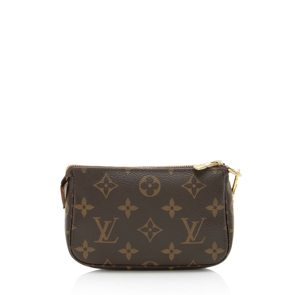 Louis Vuitton Monogram Canvas Mini Pochette Accessoires - Brown