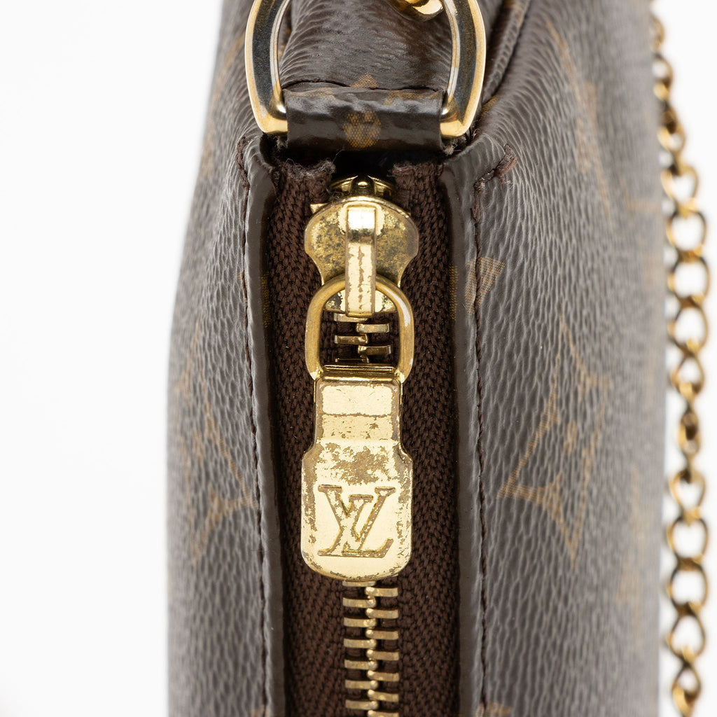 Louis Vuitton Monogram Canvas Mini Pochette Accessoires - Brown