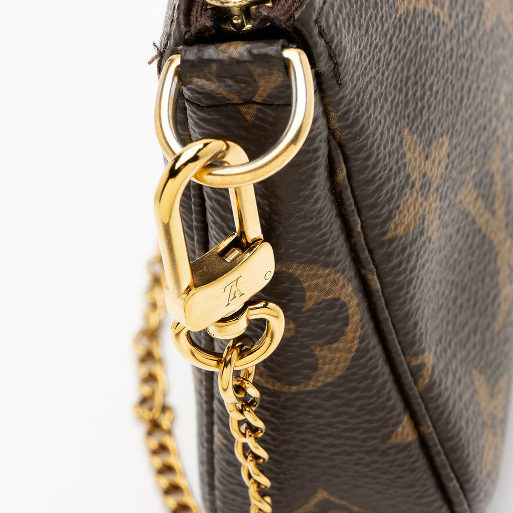 Louis Vuitton Monogram Canvas Mini Pochette Accessoires - Brown