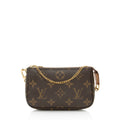Louis Vuitton Monogram Canvas Mini Pochette Accessoires - Brown