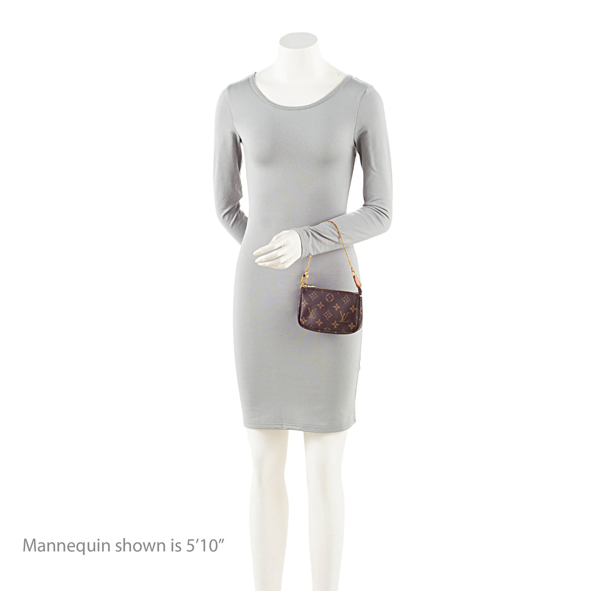 Louis Vuitton Monogram Canvas Mini Pochette Accessoires - Brown