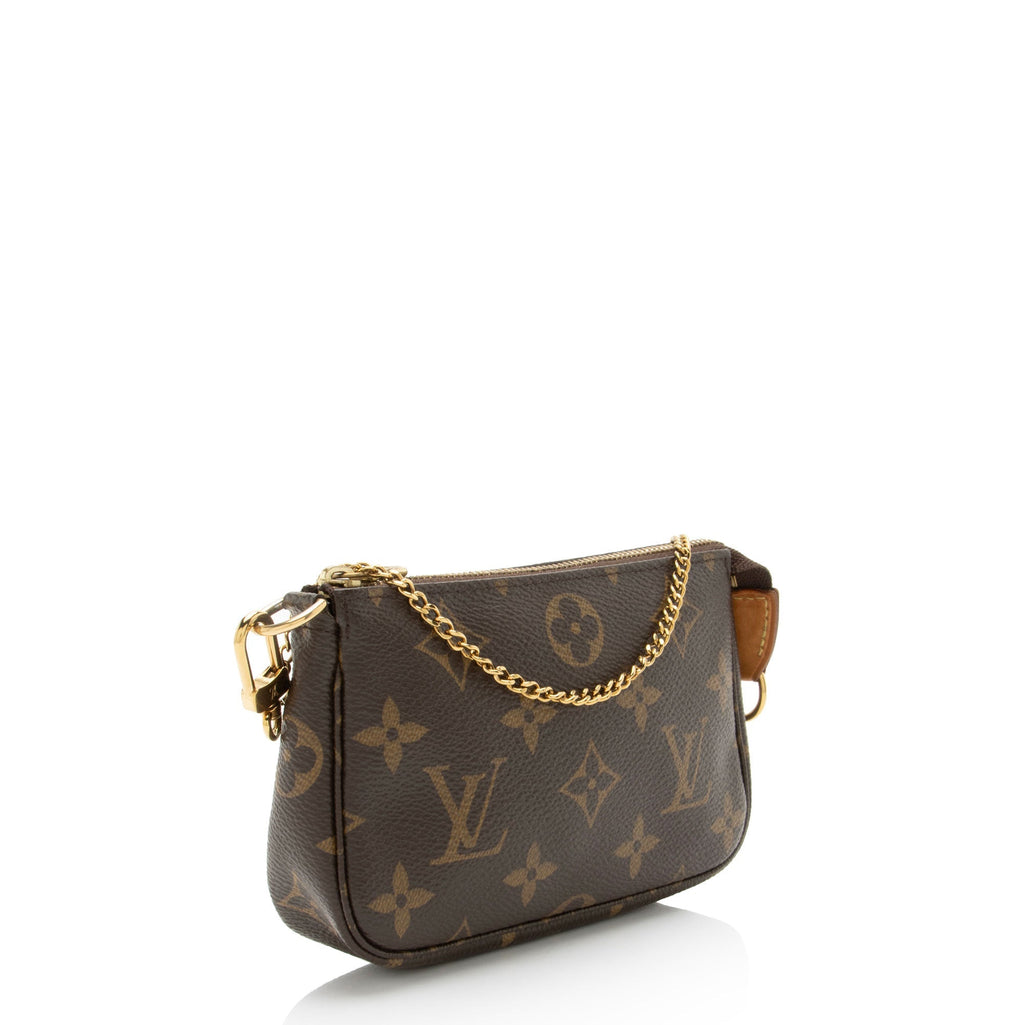 Louis Vuitton Monogram Canvas Mini Pochette Accessoires - Brown