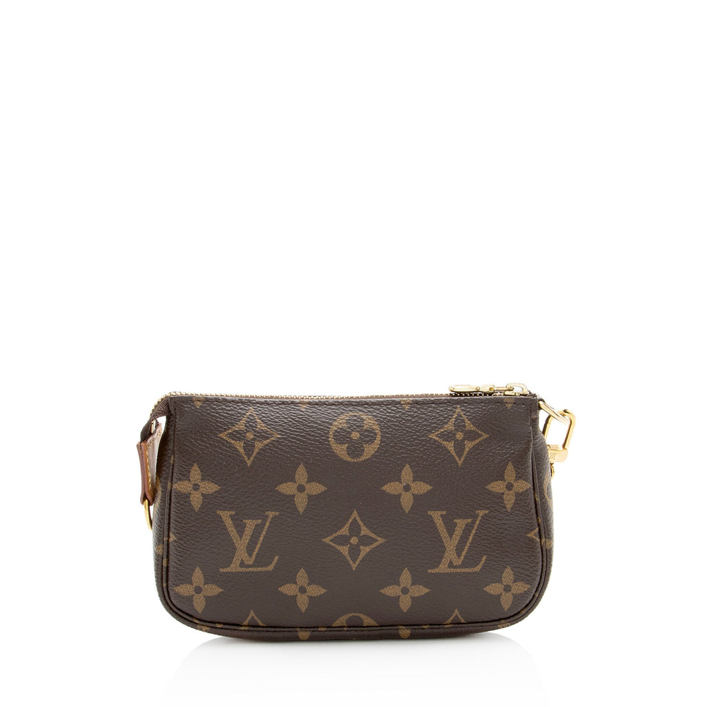 Louis Vuitton Monogram Canvas Mini Pochette Accessoires - Brown