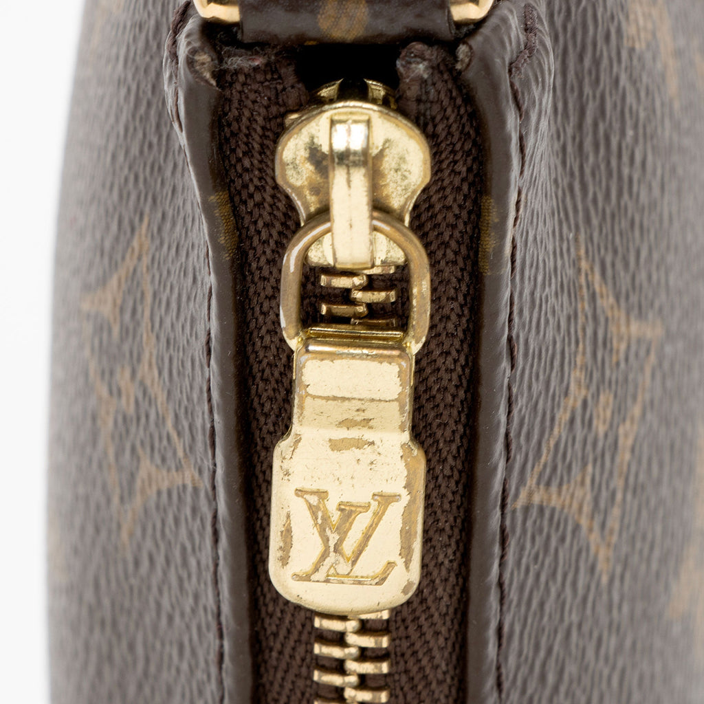 Louis Vuitton Monogram Canvas Mini Pochette Accessoires - Brown