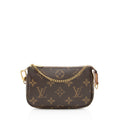 Louis Vuitton Monogram Canvas Mini Pochette Accessoires - Brown