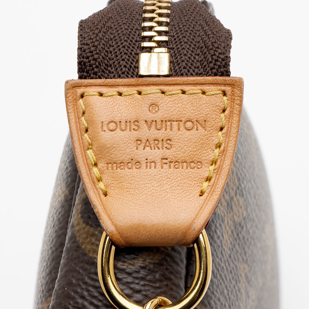 Louis Vuitton Monogram Canvas Mini Pochette Accessoires - Brown