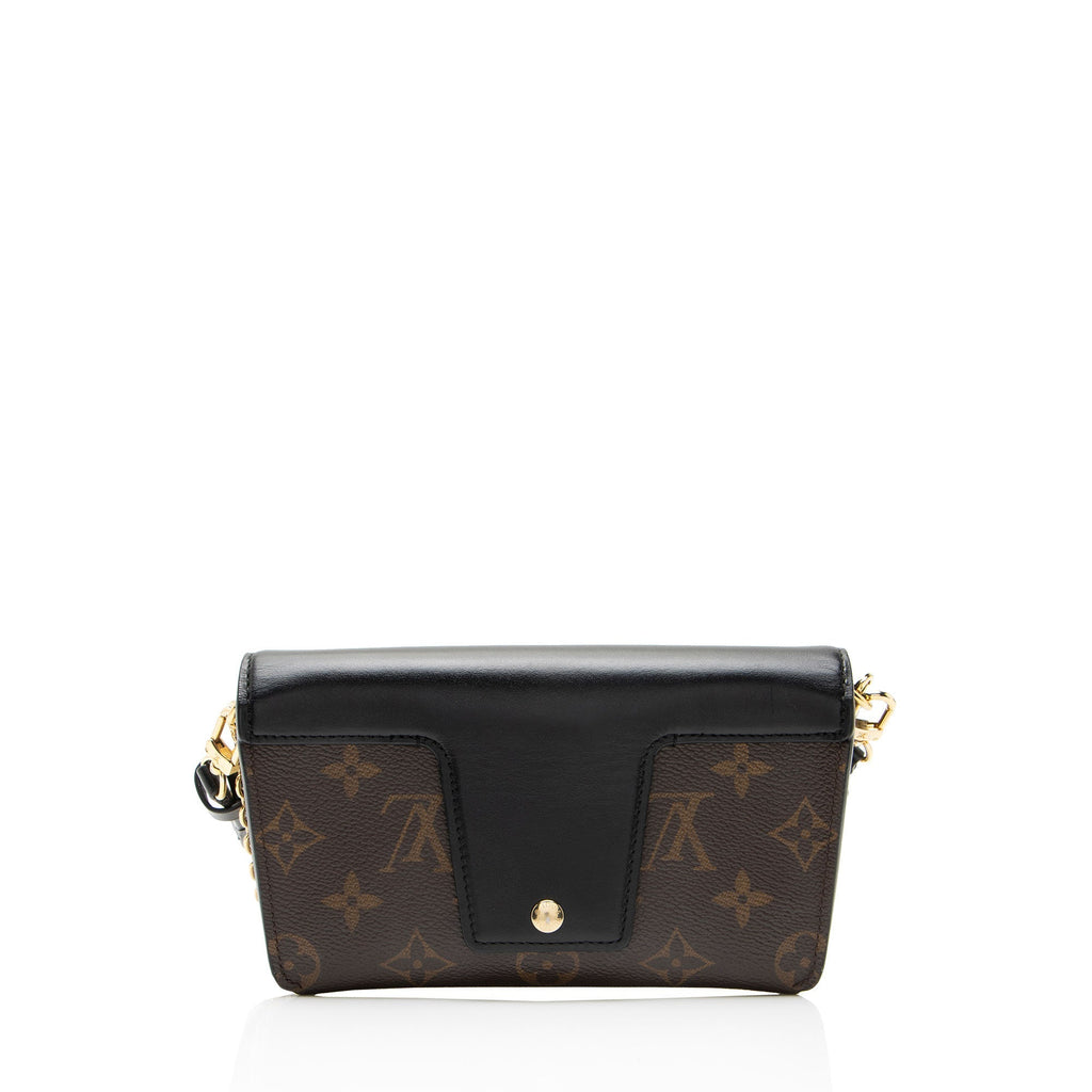 Louis Vuitton Monogram Canvas Padlock on Strap Crossbody Bag - Black/Brown