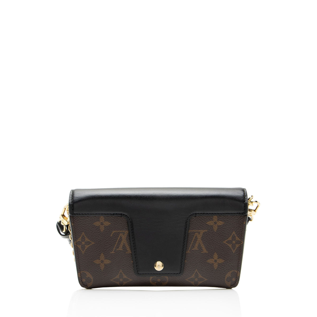 Louis Vuitton Monogram Canvas Padlock on Strap Crossbody Bag - Black/Brown