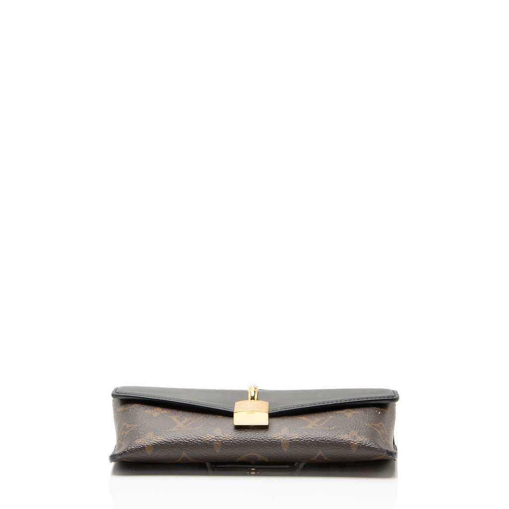 Louis Vuitton Monogram Canvas Padlock on Strap Crossbody Bag - Black/Brown
