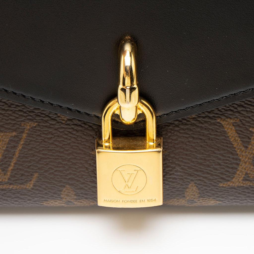 Louis Vuitton Monogram Canvas Padlock on Strap Crossbody Bag - Black/Brown