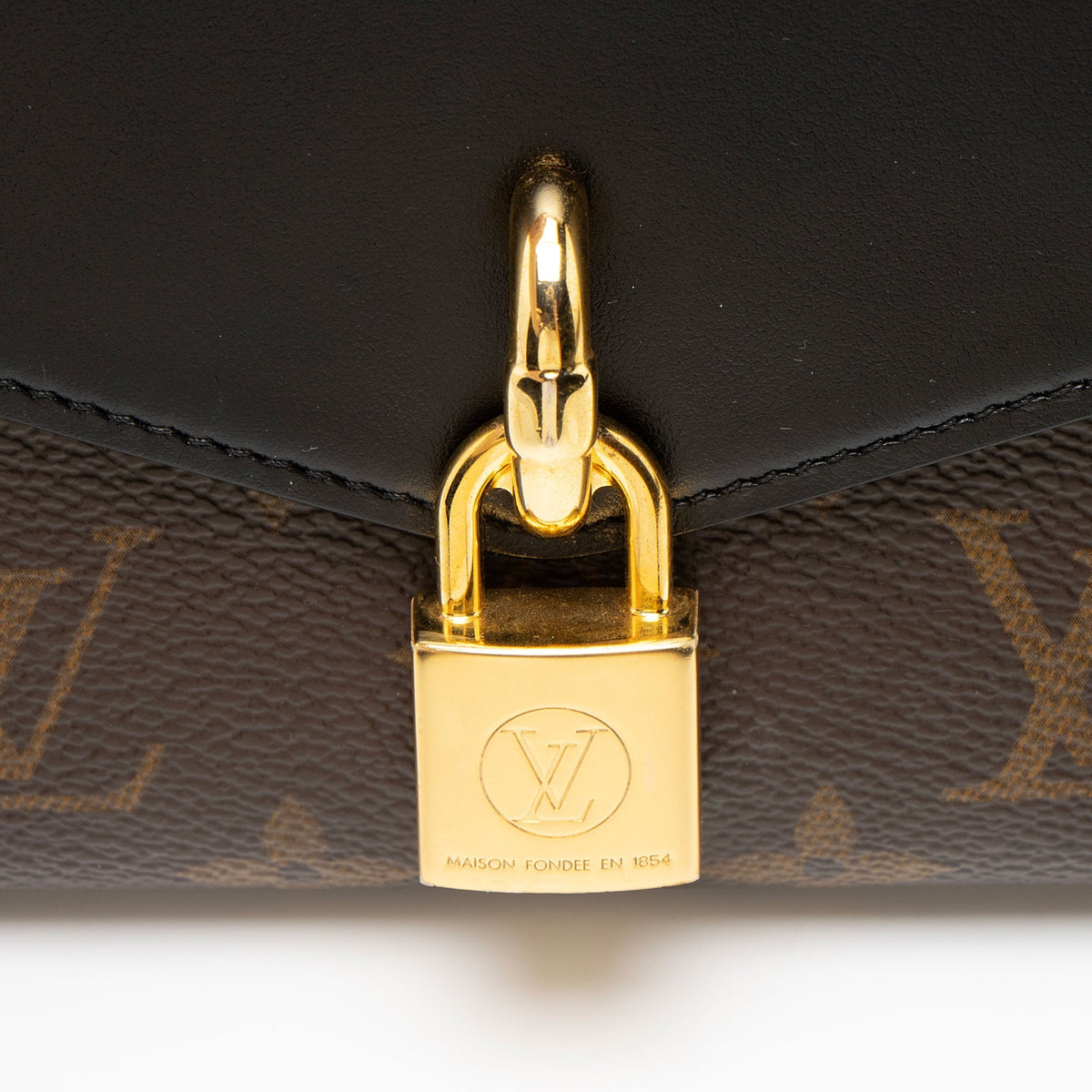 Louis Vuitton Monogram Canvas Padlock on Strap Crossbody Bag - Black/Brown
