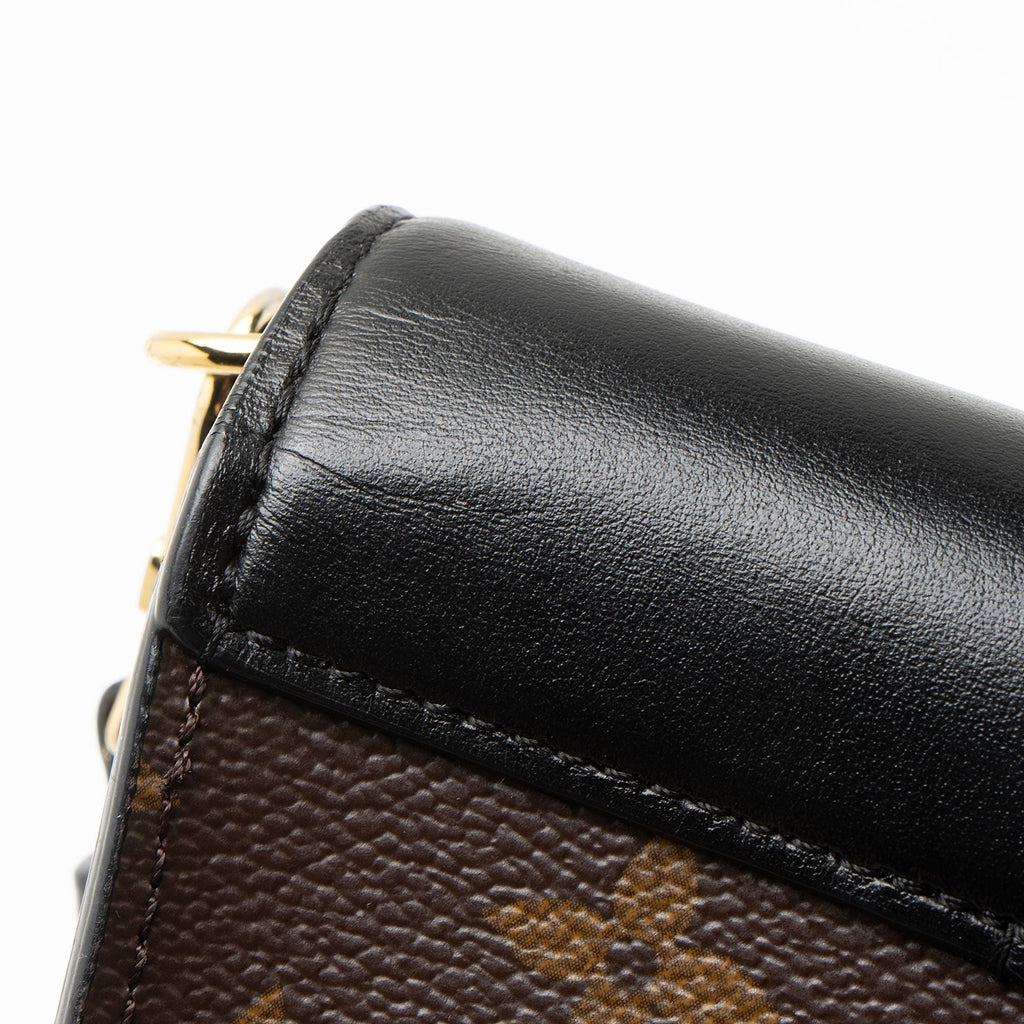 Louis Vuitton Monogram Canvas Padlock on Strap Crossbody Bag - Black/Brown