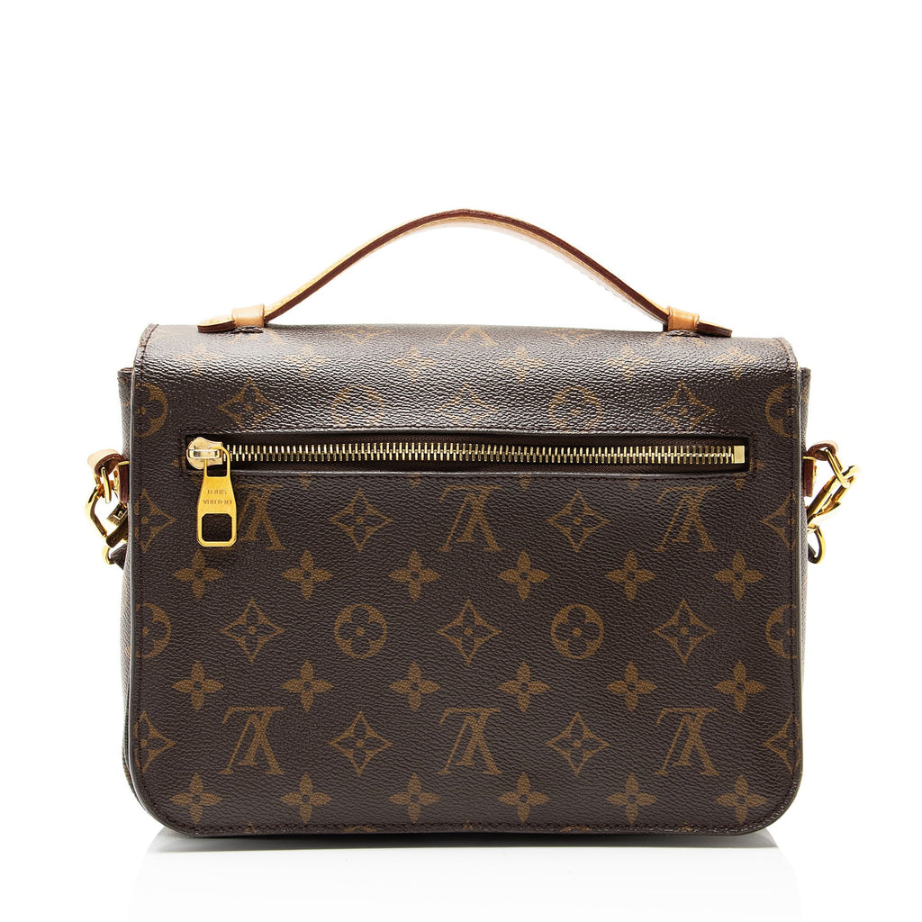 Louis Vuitton Monogram Canvas Pochette Metis Shoulder Bag - Brown