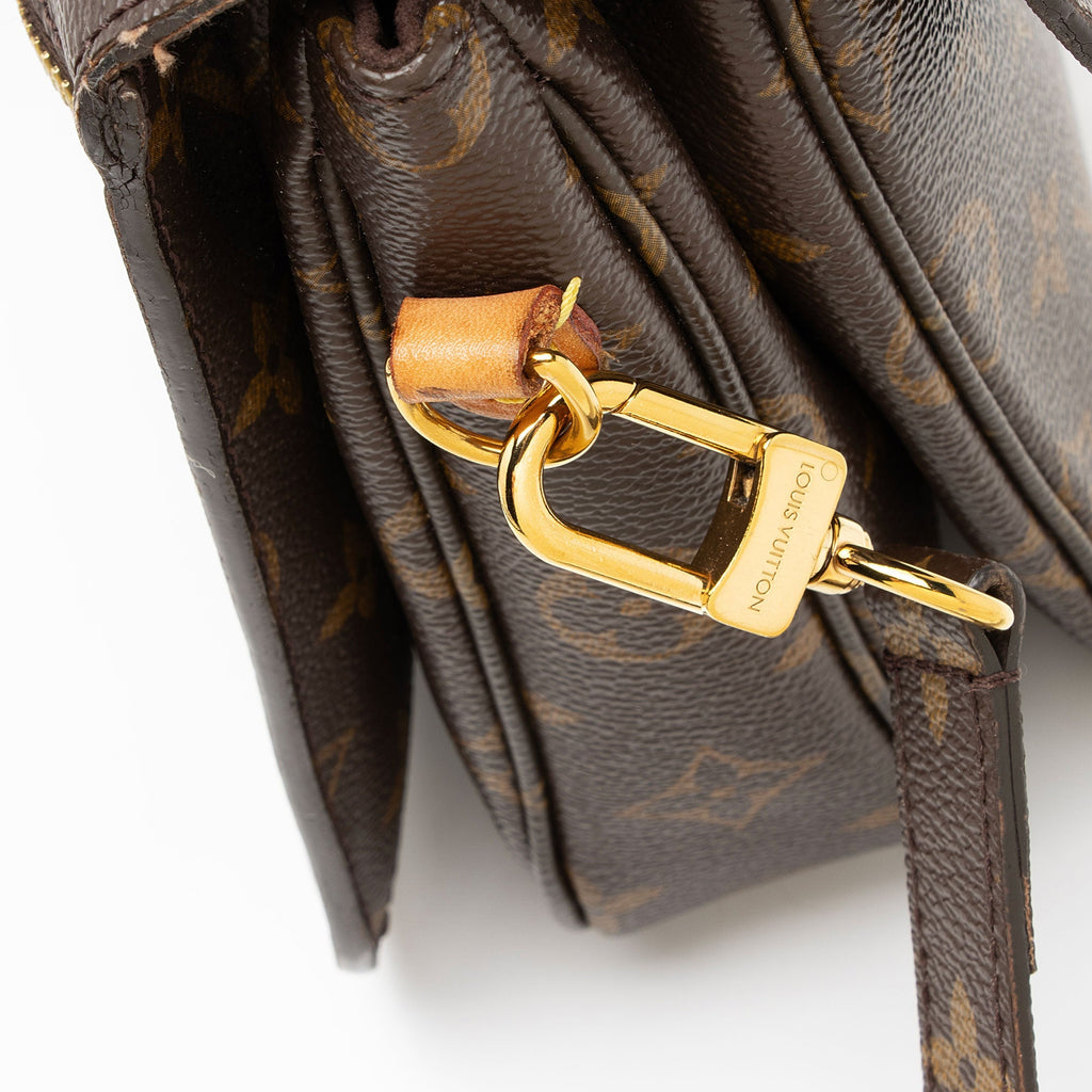 Louis Vuitton Monogram Canvas Pochette Metis Shoulder Bag - Brown