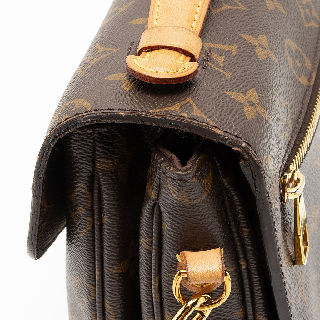 Louis Vuitton Monogram Canvas Pochette Metis Shoulder Bag - Brown