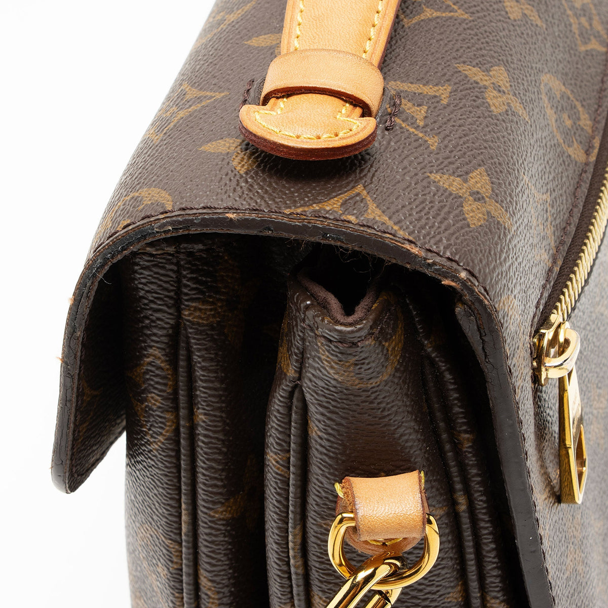 Louis Vuitton Monogram Canvas Pochette Metis Shoulder Bag - Brown