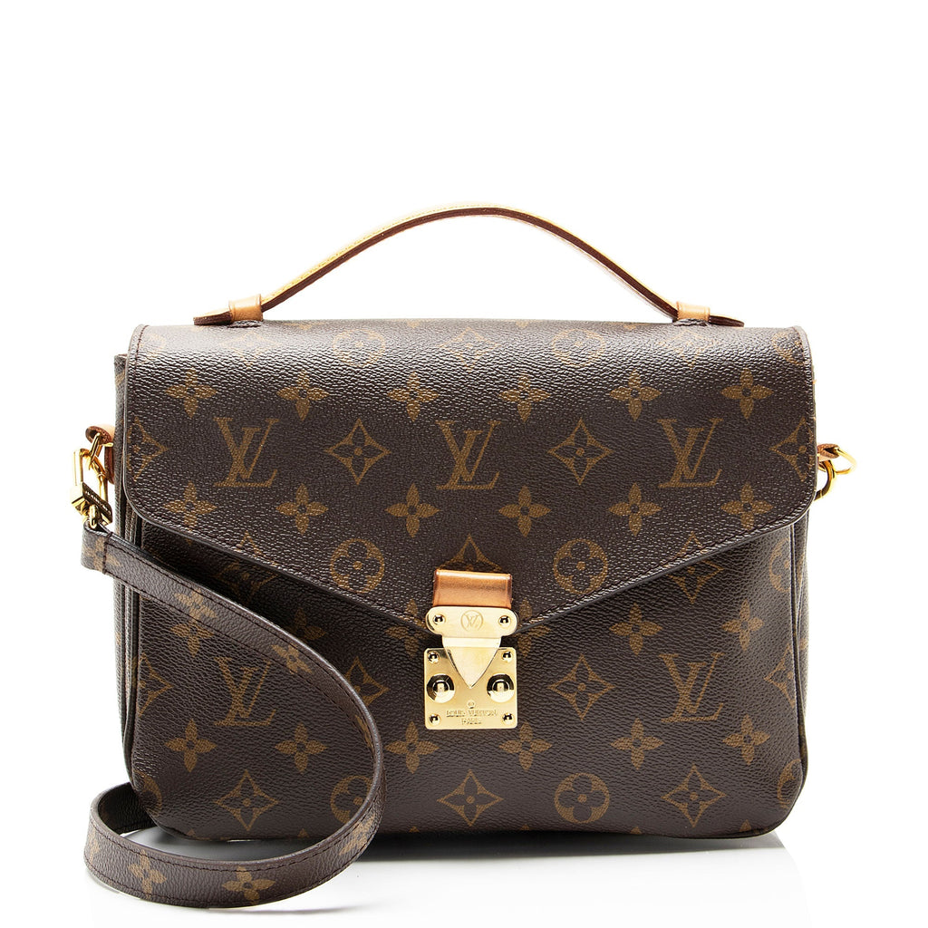 Louis Vuitton Monogram Canvas Pochette Metis Shoulder Bag - Brown