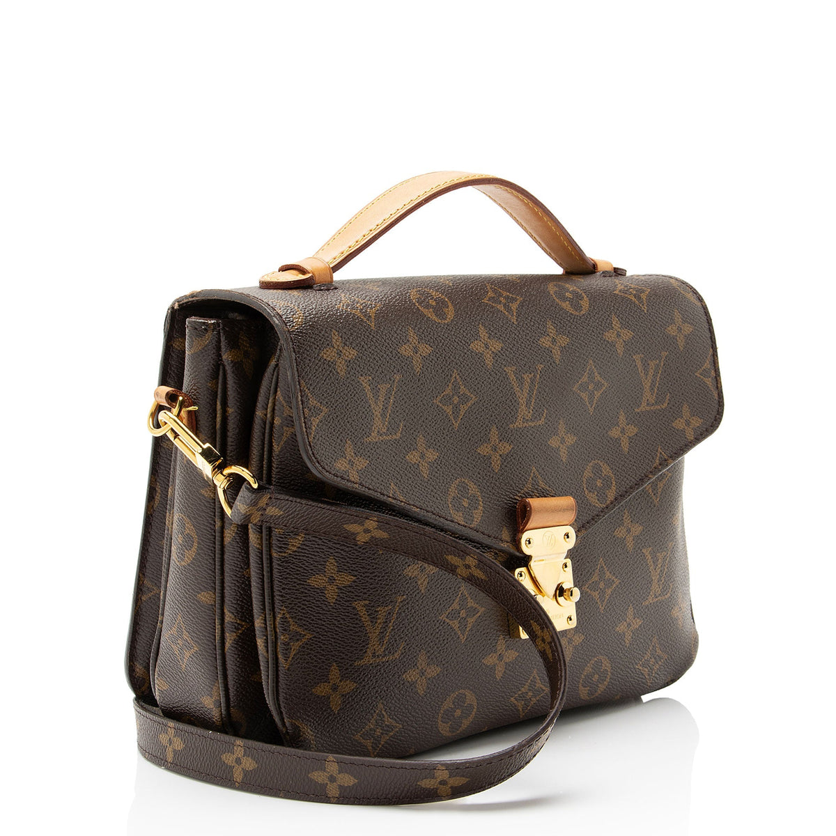 Louis Vuitton Monogram Canvas Pochette Metis Shoulder Bag - Brown