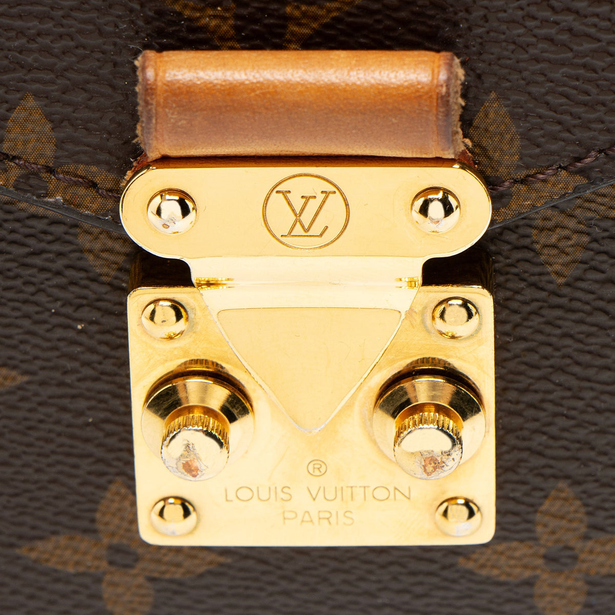 Louis Vuitton Monogram Canvas Pochette Metis Shoulder Bag - Brown