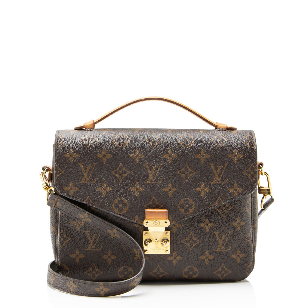 Louis Vuitton Monogram Canvas Pochette Metis Shoulder Bag - Brown