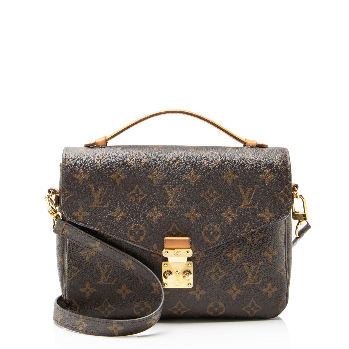 Louis Vuitton Monogram Canvas Pochette Metis Shoulder Bag - Brown