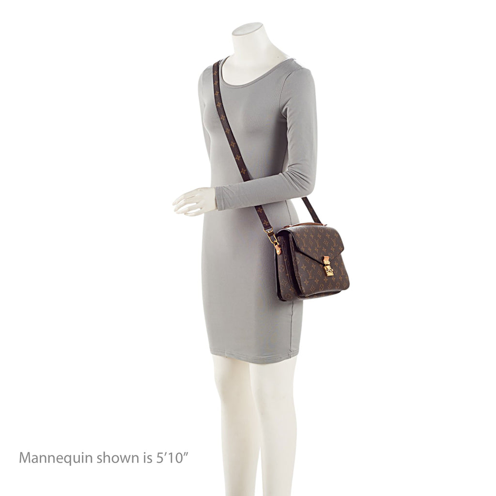 Louis Vuitton Monogram Canvas Pochette Metis Shoulder Bag - Brown