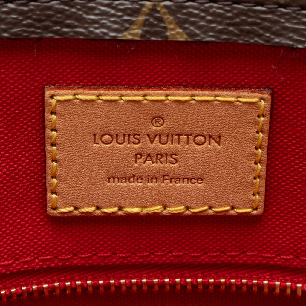 Louis Vuitton Monogram Canvas Sac Plat BB Tote Bag - Brown