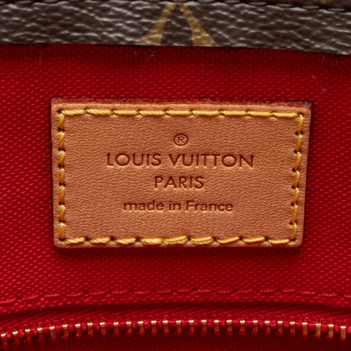 Louis Vuitton Monogram Canvas Sac Plat BB Tote Bag - Brown