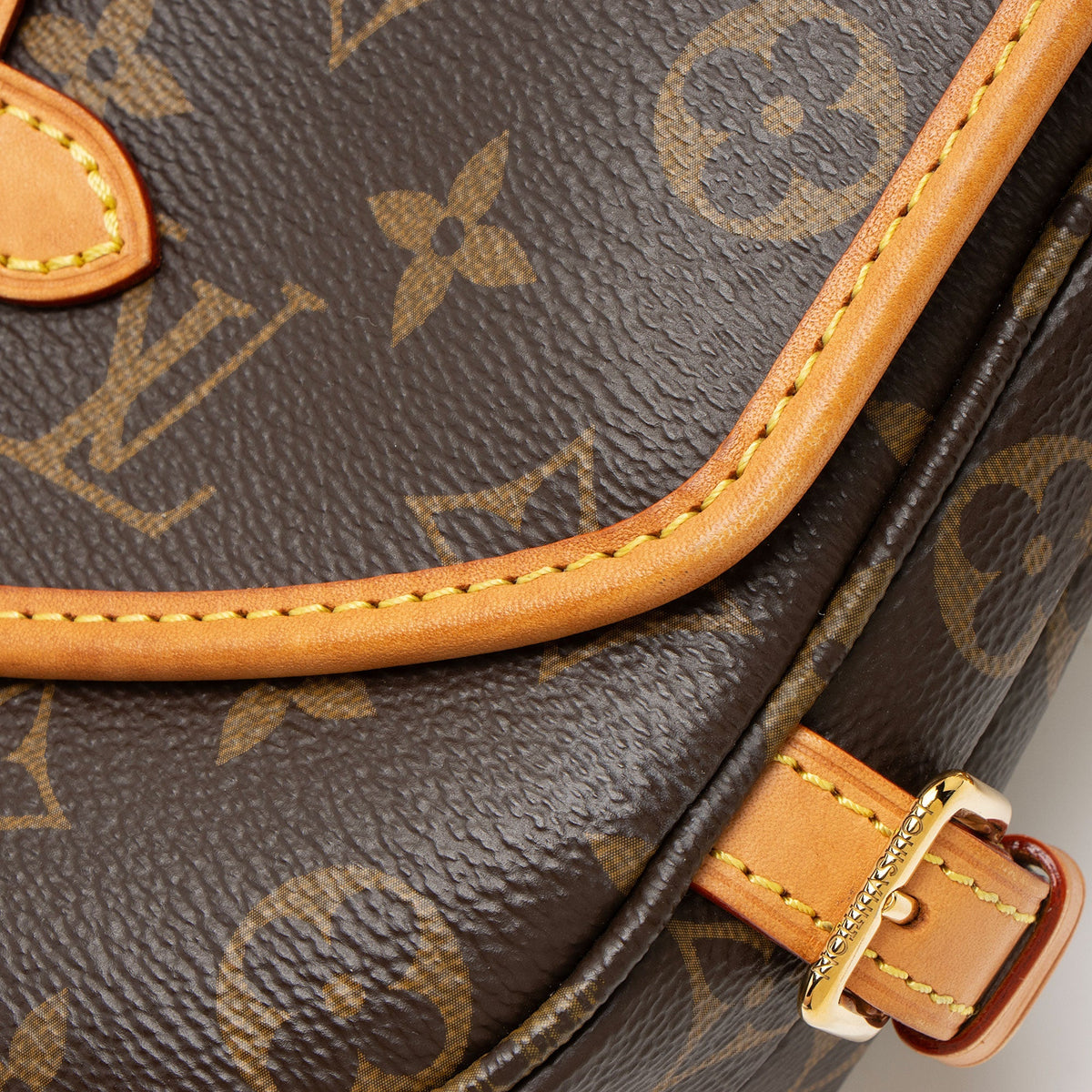 Louis Vuitton Monogram Canvas Saumur BB Shoulder Bag - Brown