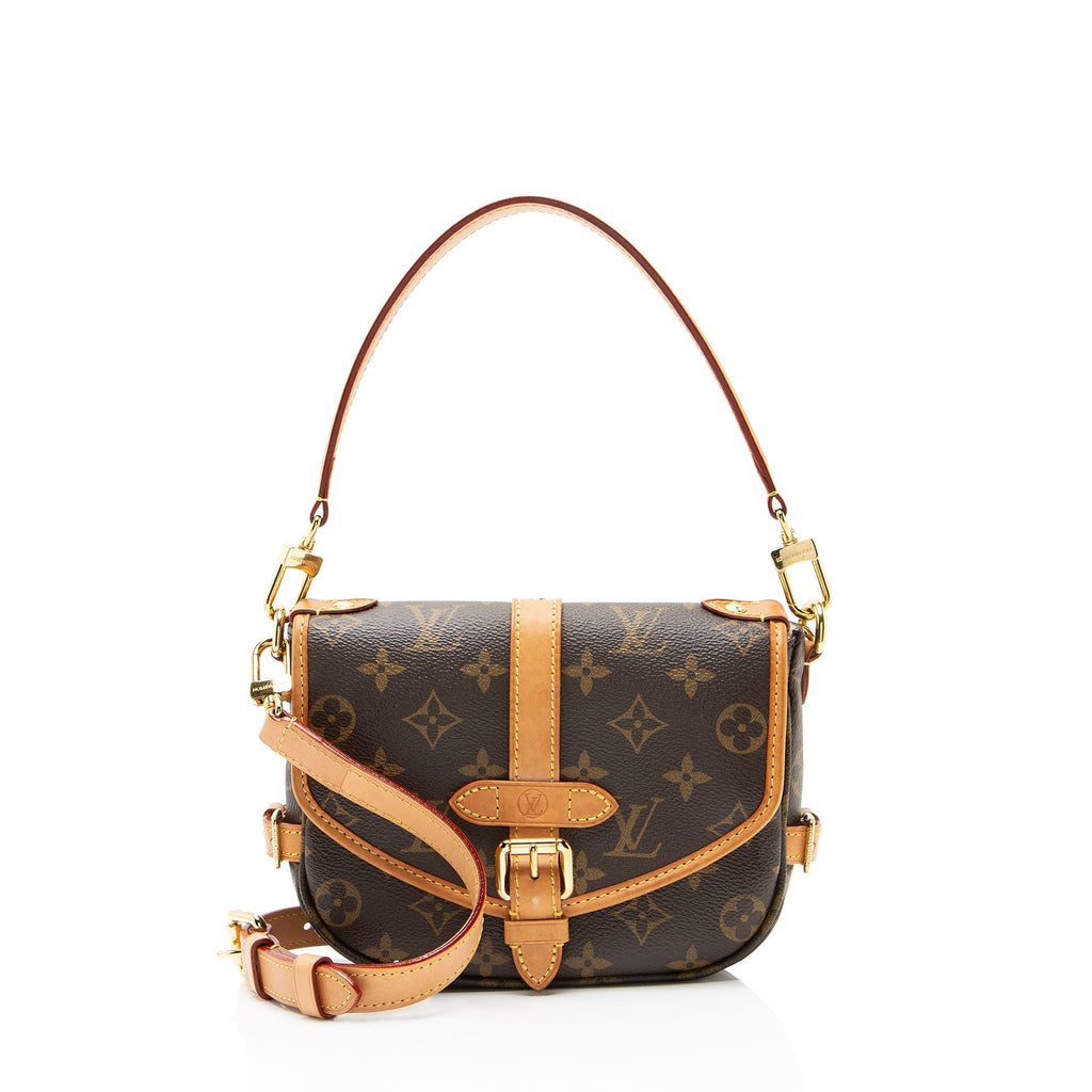 Louis Vuitton Monogram Canvas Saumur BB Shoulder Bag - Brown