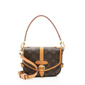 Louis Vuitton Monogram Canvas Saumur BB Shoulder Bag - Brown