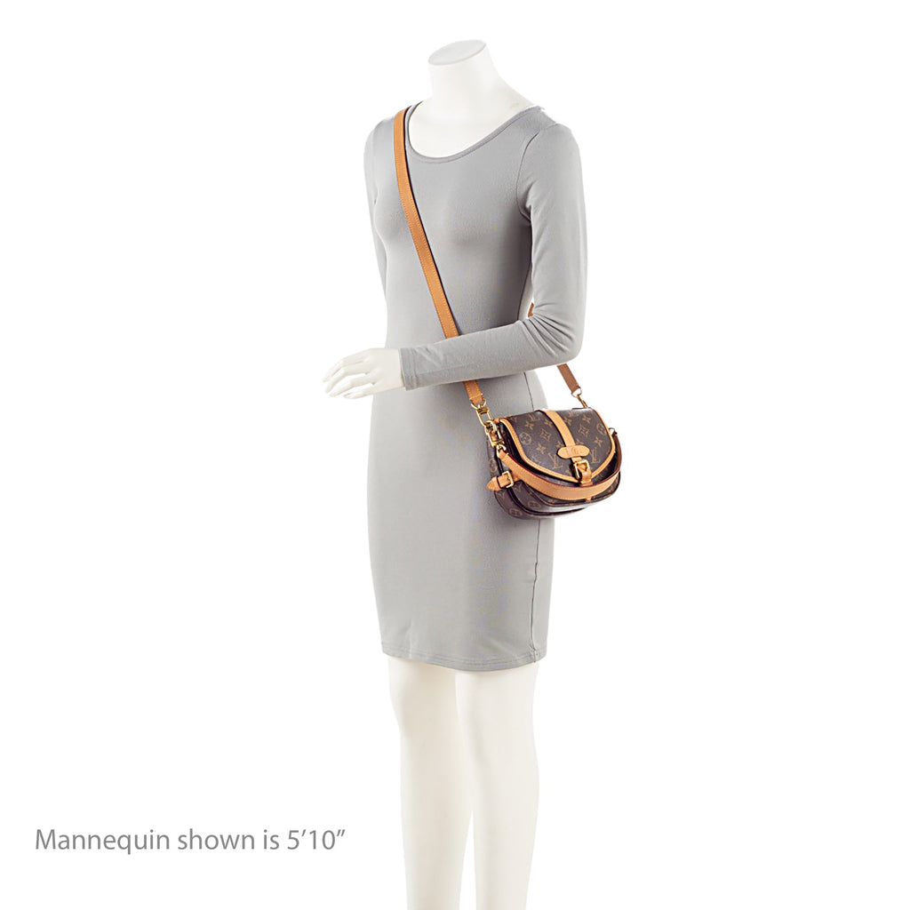 Louis Vuitton Monogram Canvas Saumur BB Shoulder Bag - Brown
