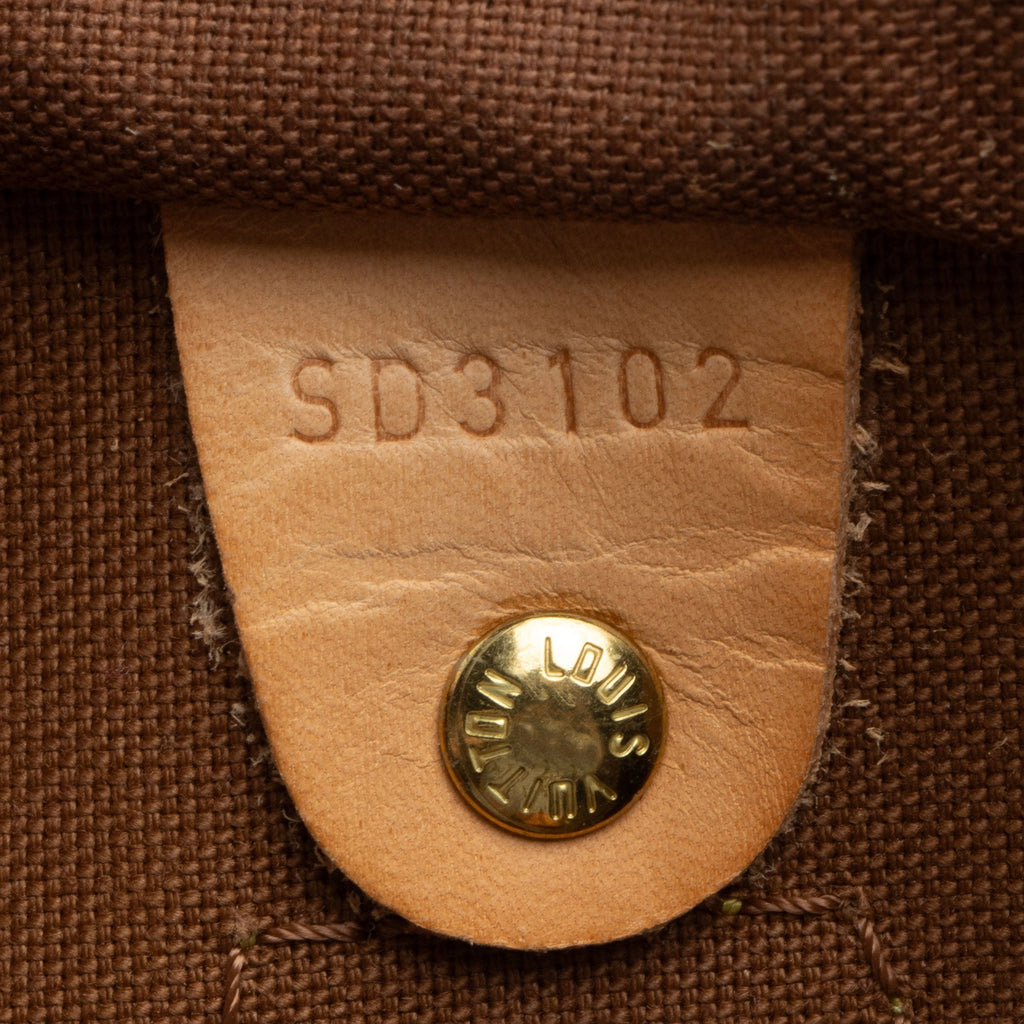 Louis Vuitton Monogram Canvas Speedy 30 Satchel - FINAL SALE - Brown
