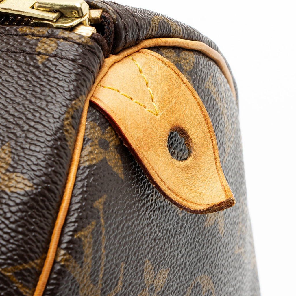 Louis Vuitton Monogram Canvas Speedy 30 Satchel - FINAL SALE - Brown