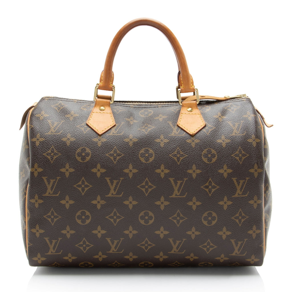 Louis Vuitton Monogram Canvas Speedy 30 Satchel - FINAL SALE - Brown
