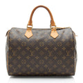 Louis Vuitton Monogram Canvas Speedy 30 Satchel - FINAL SALE - Brown